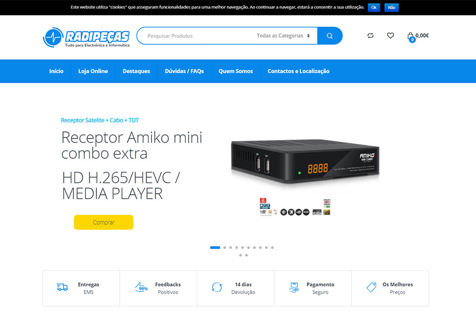 Integração Wintouch com Loja Online na Radipeças